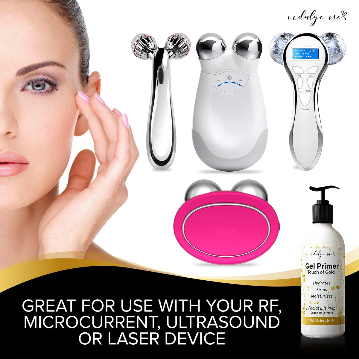 IndulgeMe Conductive Gel application on skin