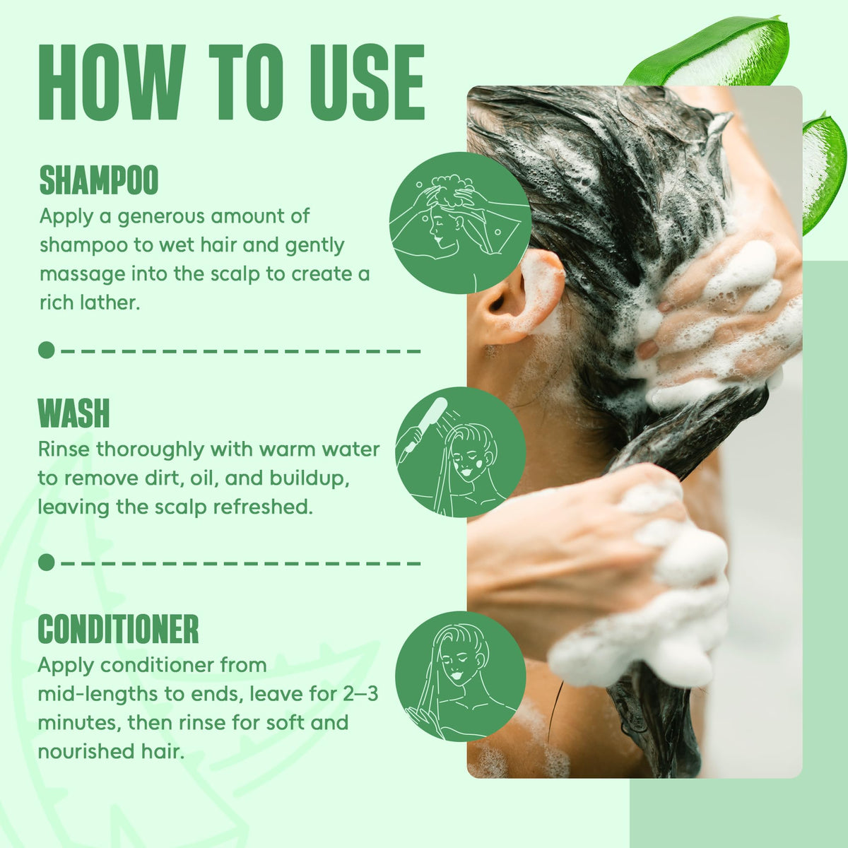 INFINA ESSENTIALS Aloe Vera Conditioner texture close-up
