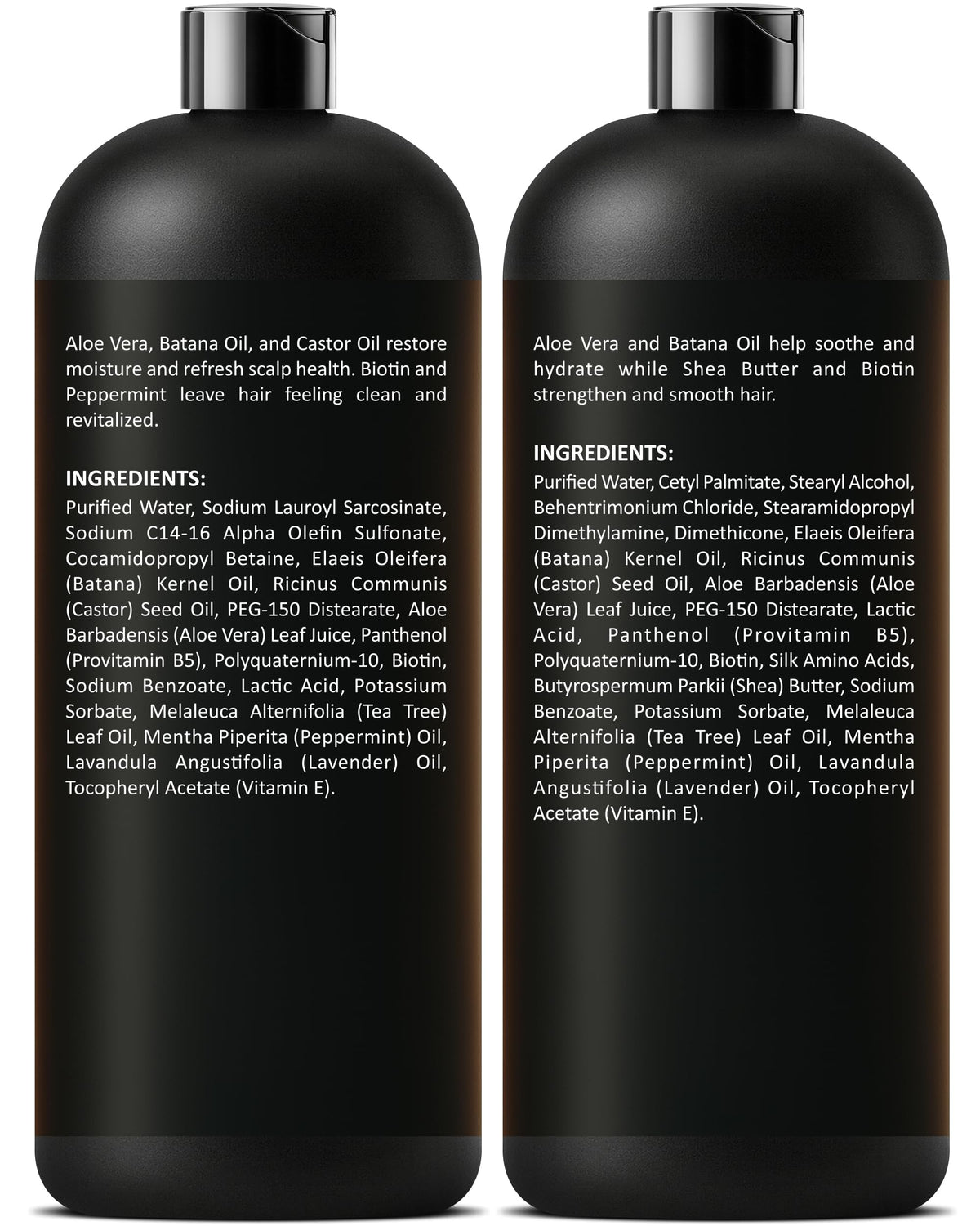INFINA ESSENTIALS Aloe Vera Shampoo and Conditioner on shelf