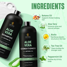 INFINA ESSENTIALS Aloe Vera Shampoo texture close-up