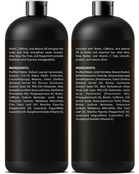 INFINA ESSENTIALS Biotin Caffeine Shampoo and Conditioner packaging