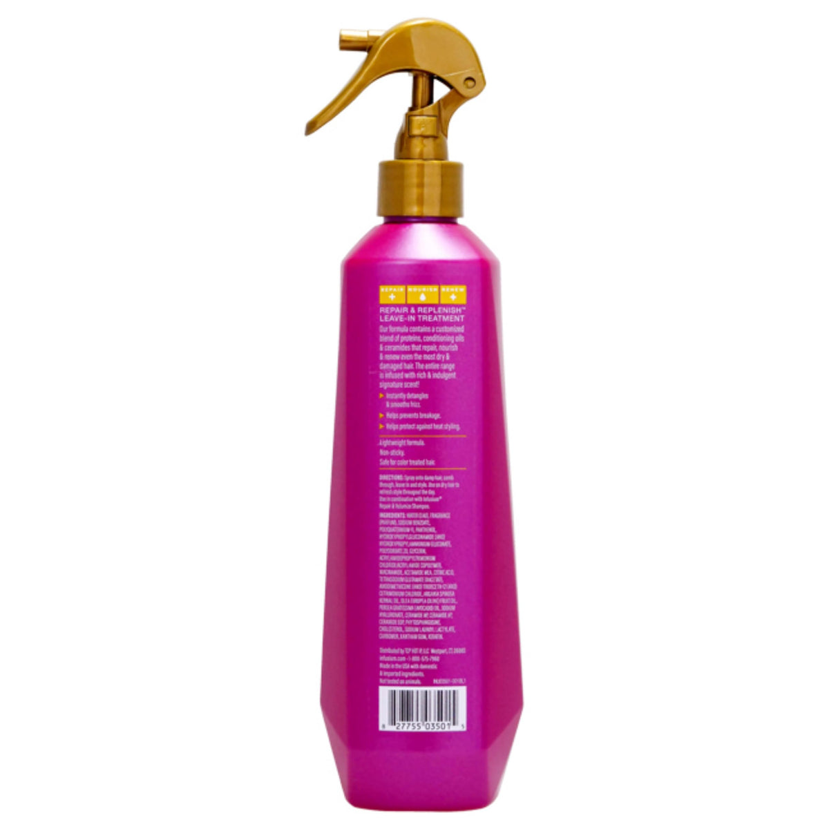 Infusium Leave-in spray nozzle close-up