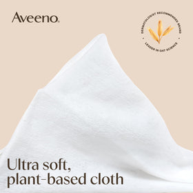 Ingredients list for Aveeno Calm + Restore Unscented Makeup Remover Wipes