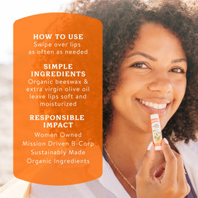 Ingredients list for Badger Tangerine Breeze Lip Balm