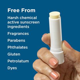 Ingredients list for BLUE LIZARD Mineral SPF 15 Lip Balm