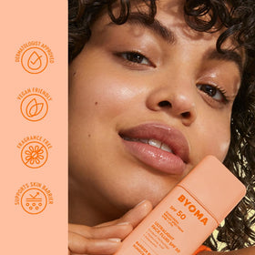 Ingredients list for BYOMA Ultralight Face Fluid SPF 50