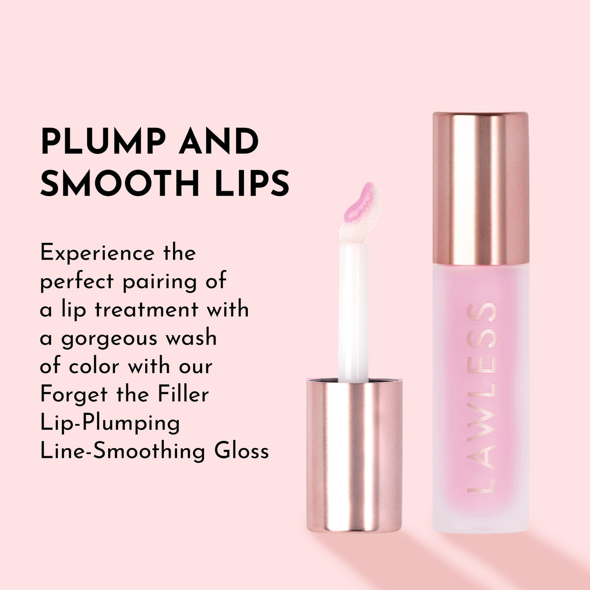 Ingredients list for Lawless Lip Plumping Gloss Strawberry Milkshake