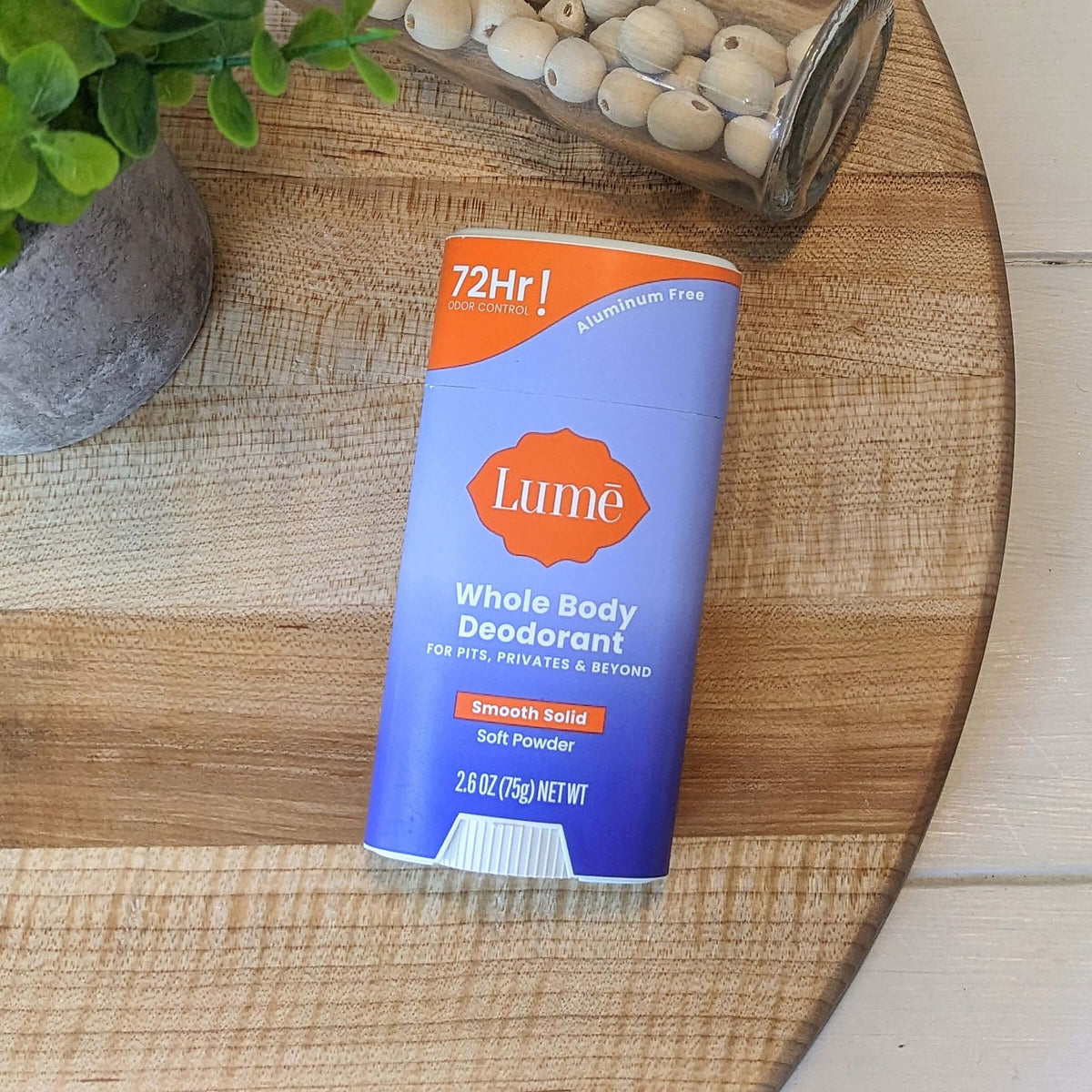 Ingredients list for Lume deodorant