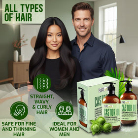 Ingredients list for PURE NATURE LUX SPA Castor Oil Shampoo