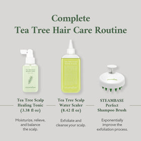 Ingredients list for STEAMBASE Tea Tree Scalp Healing Tonic