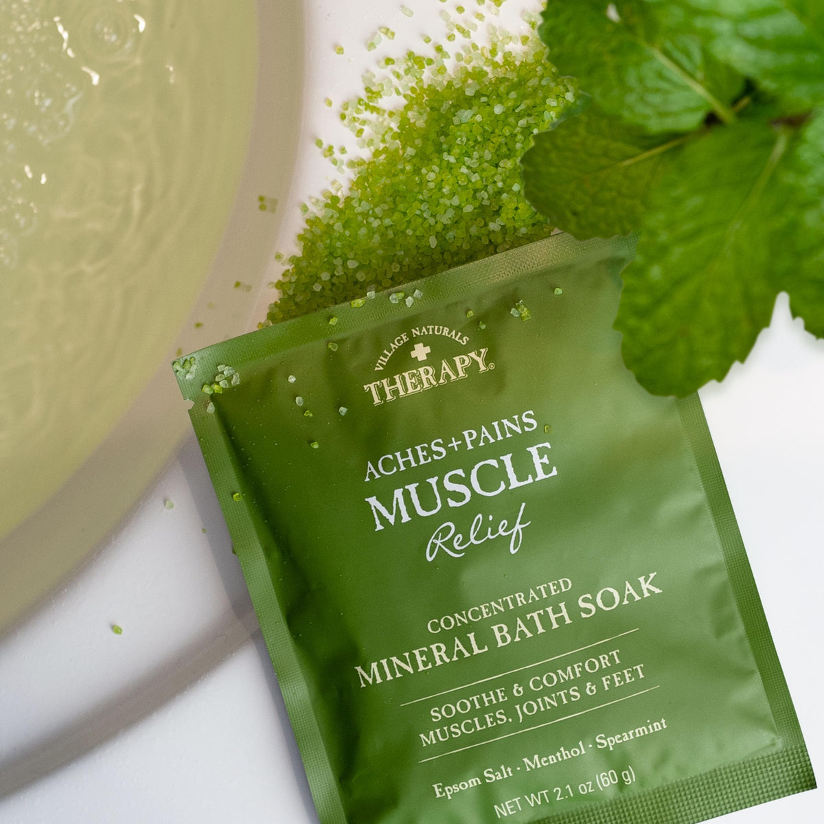 Ingredients list for Village Naturals Therapy Relaxing Muscle Wellness Spa Gift Set