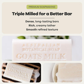 Ingredients list of Australian Botanical Soap Goats Milk Bars