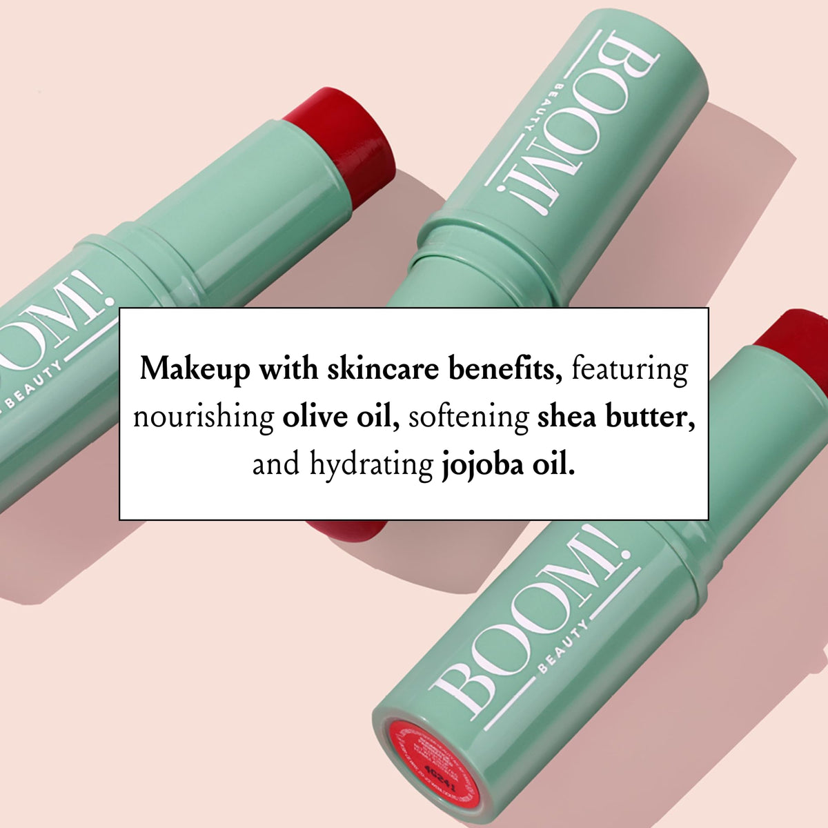 Ingredients list of BOOM! Parisian Red Cream Blush Stick