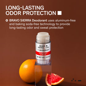 Ingredients list of Bravo Sierra Deodorant