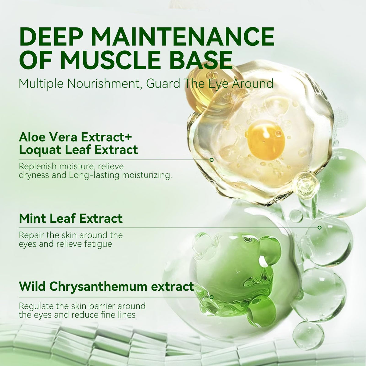 Ingredients list of BREYLEE Aloe Vera Eye Masks