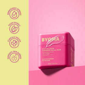 Ingredients list of BYOMA Bio-Collagen Radiance Facial Mask