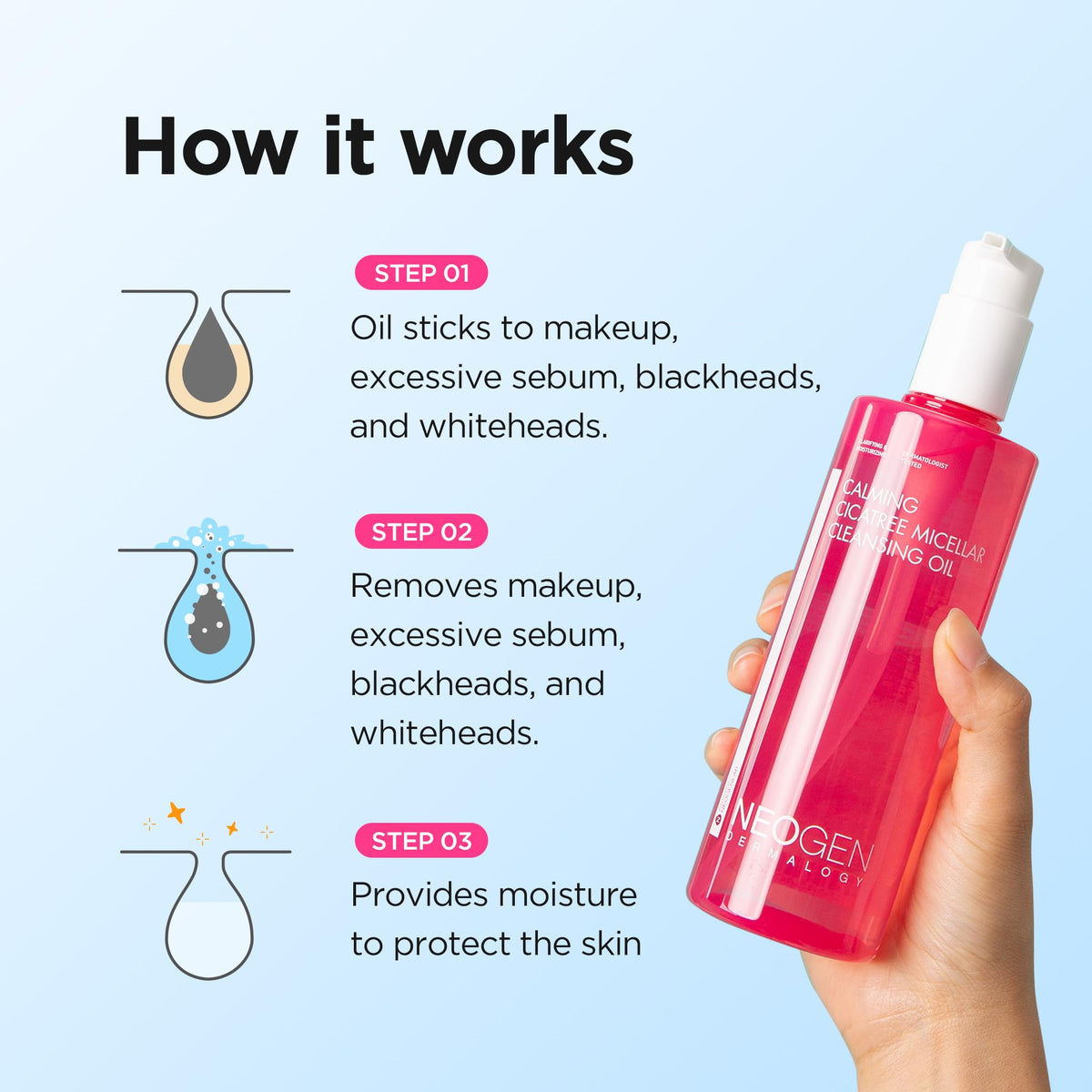 Ingredients list of DERMALOGY Calming Cleansing Oil