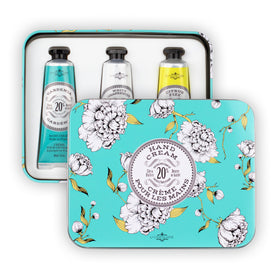 Ingredients list of La Chatelaine hand cream trio
