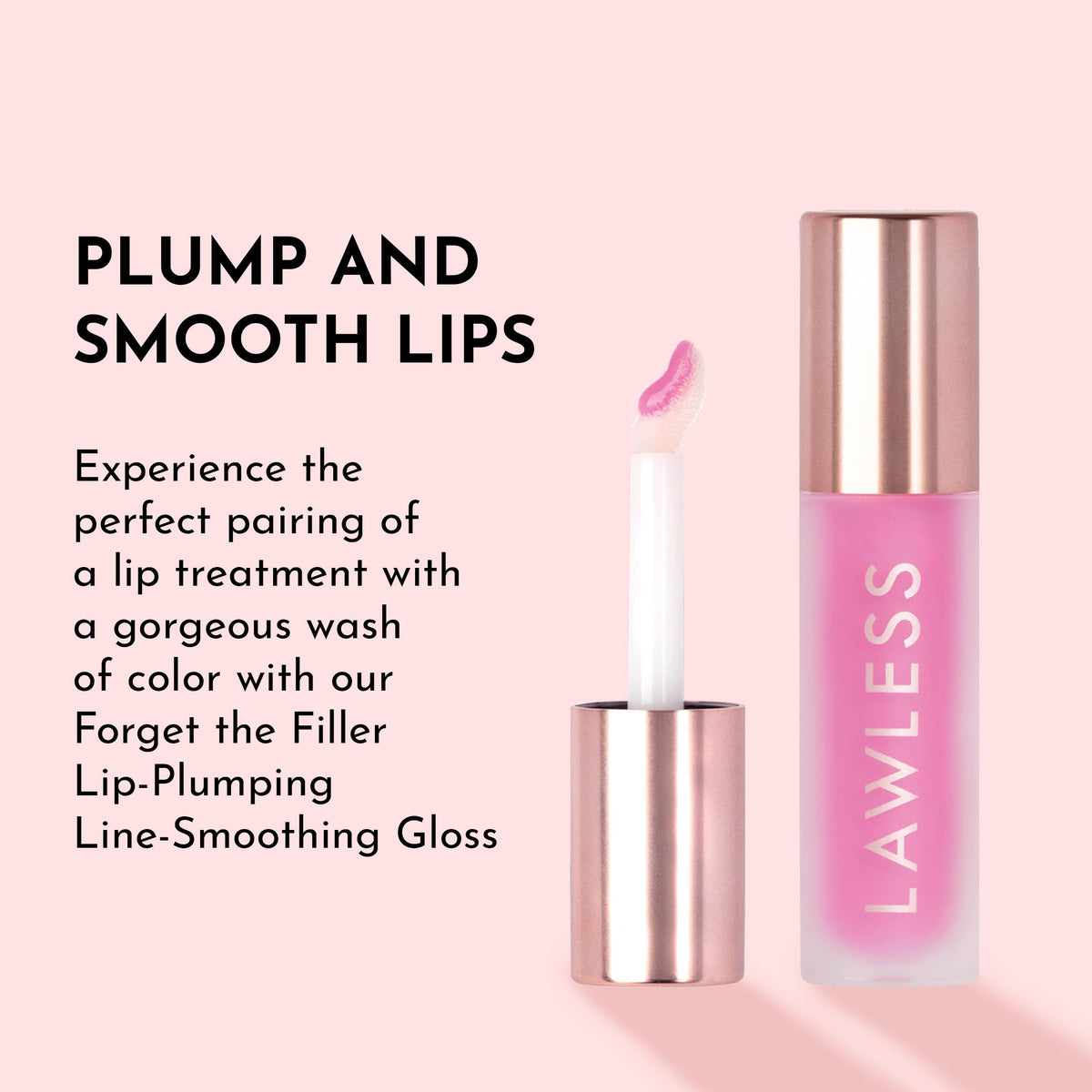 Ingredients list of Lawless Lip Plumping Gloss Strawberry Popsicle