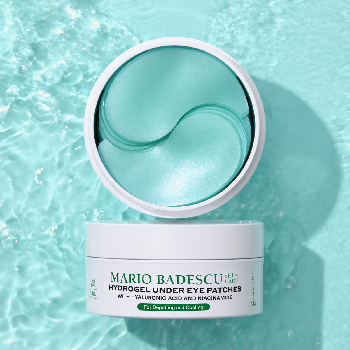 Ingredients list of Mario Badescu Hydrogel Under Eye Patches