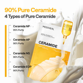 Ingredients list of MEDIHEAL Ceramide Essential Face Sheet Mask