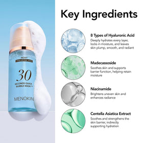 Ingredients list of MENOKIN 30 Seconds Bubble Mask