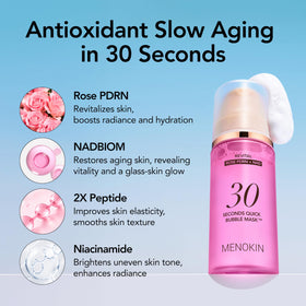 Ingredients list of MENOKIN 30 Seconds Bubble Mask