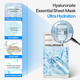 Ingredients of MEDIHEAL Hyaluronic Acid Essential Face Sheet Mask