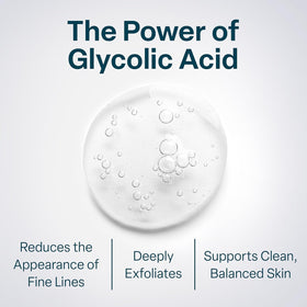 Ingredients of QRxLabs Glycolic Acid Pads displayed
