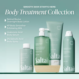 Ingredients of Saltair Retinol Revive Night Lotion displayed