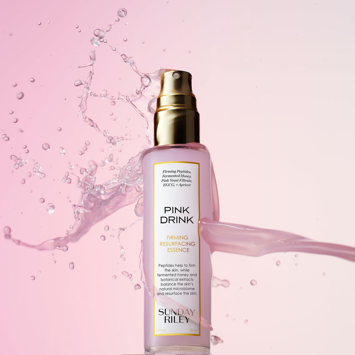 Ingredients of Sunday Riley Pink Drink Skin Firming Essence Face Mist
