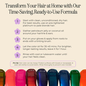 INH Garnet Violet Hair Colour packaging
