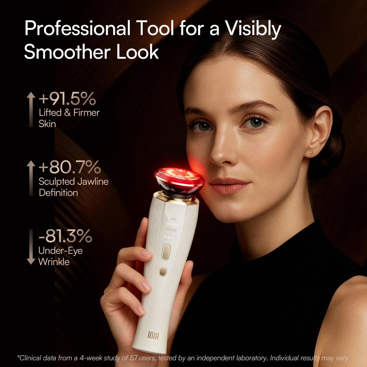INIA 3-in-1 Red Light Therapy Device packaging