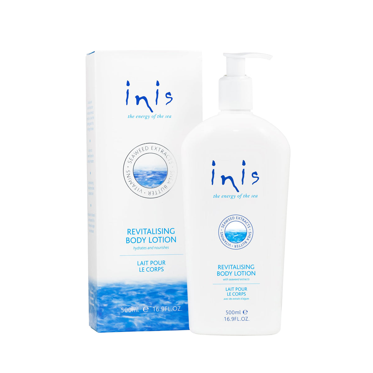 Inis Revitalizing Body Lotion 16.9 fl oz front view