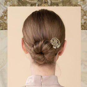 INLAZTIM Vintage Hair Side Comb with bee design