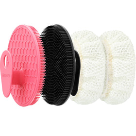 INNERNEED Body Cleansing Scrubber front view with silicone bristles