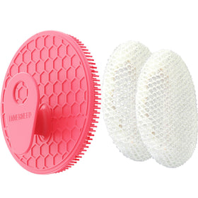 INNERNEED Body Cleansing Scrubber pink front view