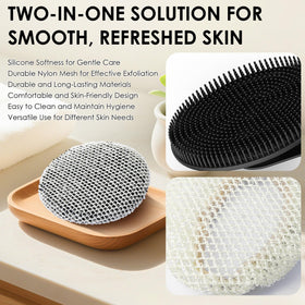 INNERNEED Body Cleansing Scrubber with hanging hole for storage