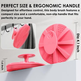 INNERNEED Silicone Body Scrubber and bath accessories