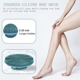 INNERNEED silicone body scrubber hanging for drying