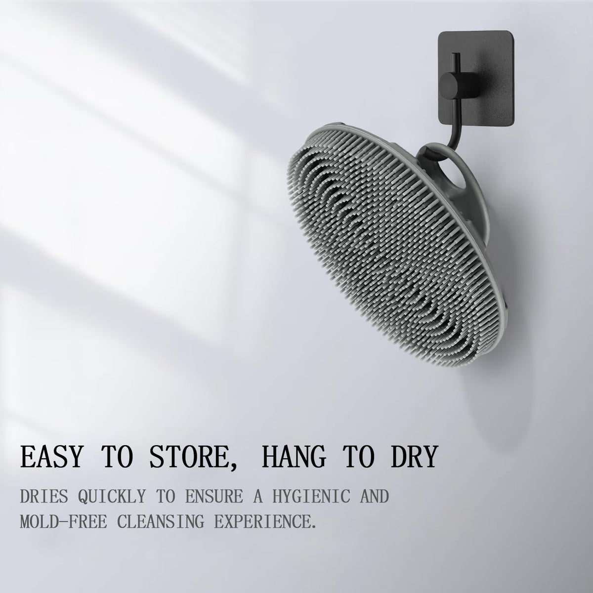 INNERNEED silicone body scrubber in a lifestyle setting