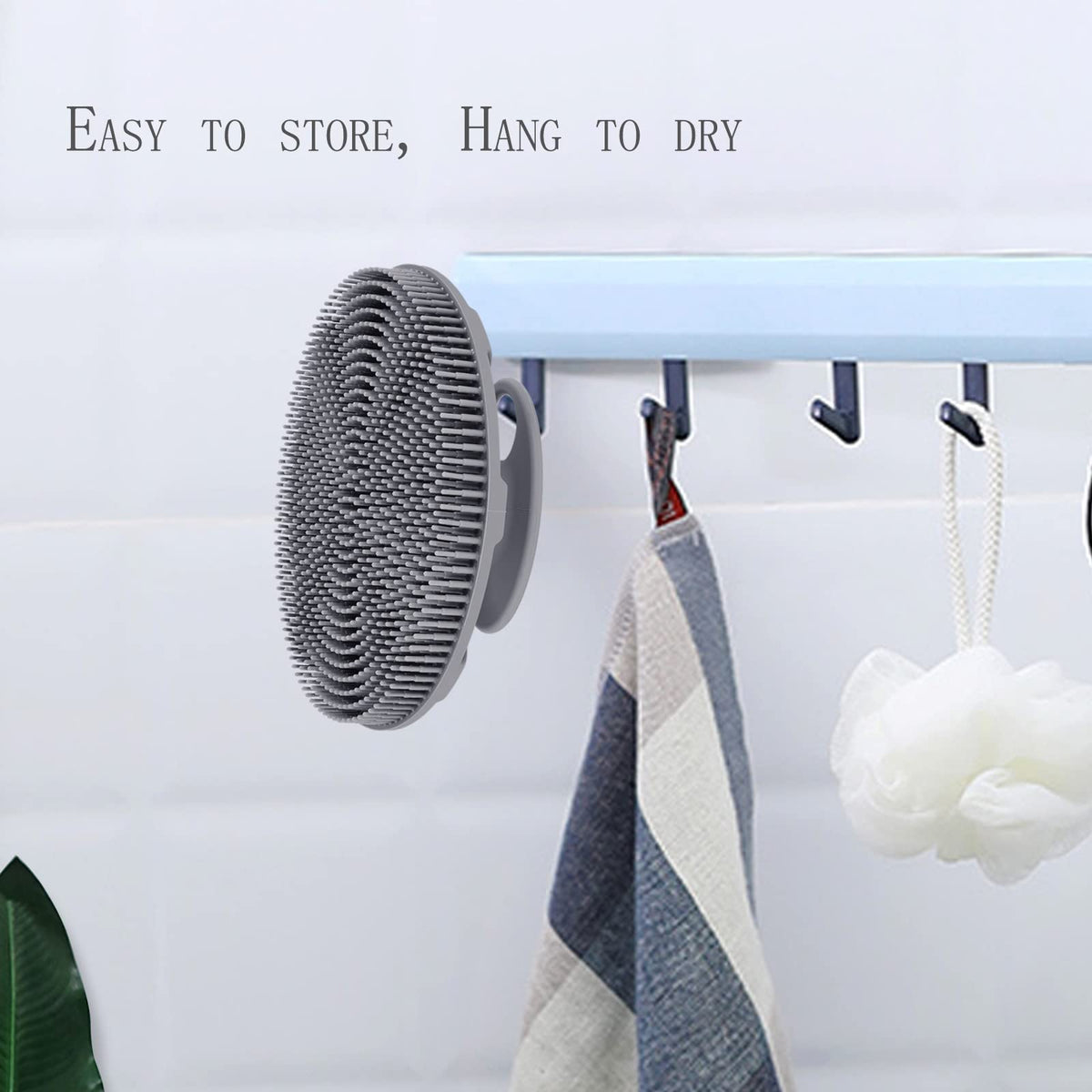 INNERNEED silicone body scrubber in lifestyle setting