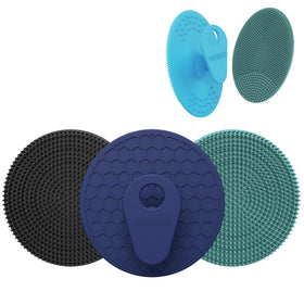 INNERNEED Silicone Body Scrubber in use during a shower