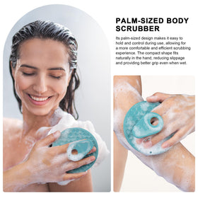 INNERNEED Silicone Body Scrubber Set with soft silicone bristles