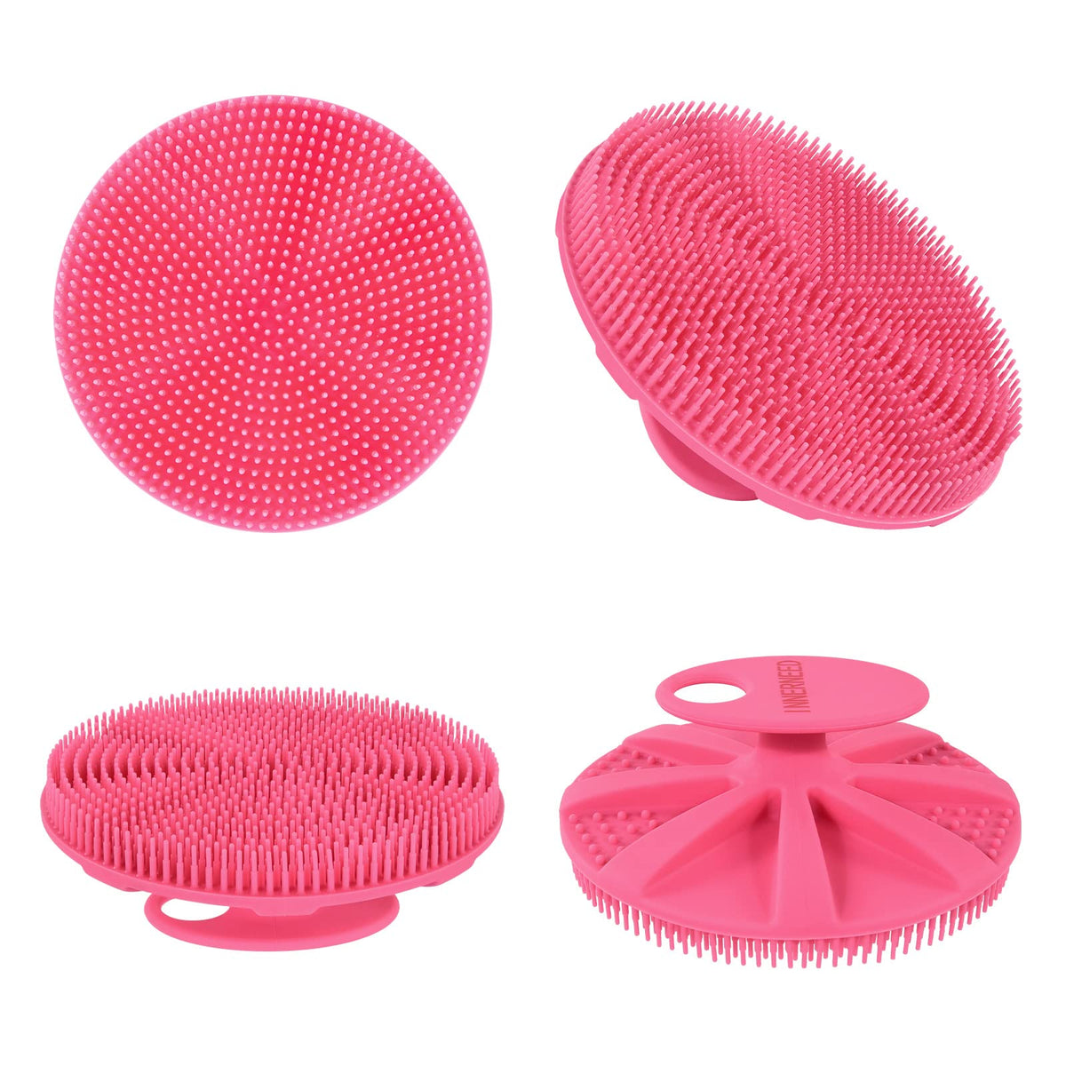 INNERNEED silicone body scrubber with lather demonstration