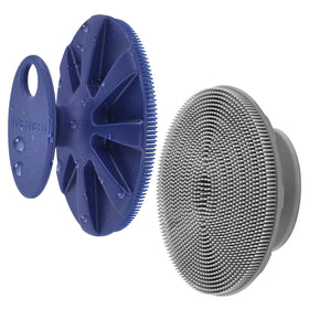 INNERNEED Silicone Face Brush dark blue front view