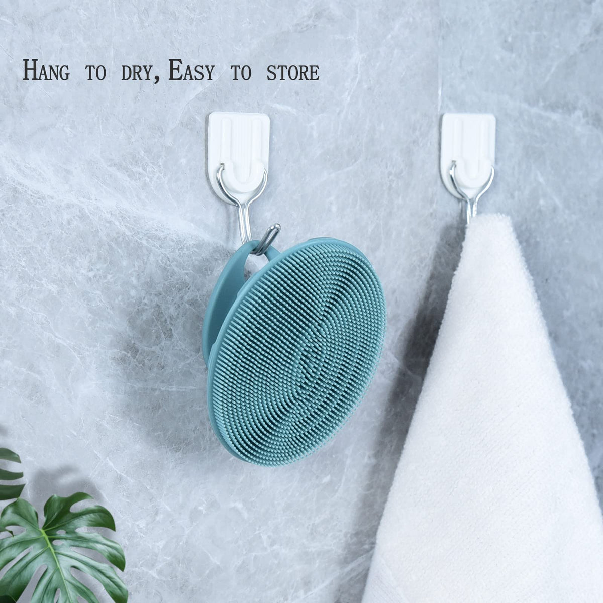 INNERNEED Silicone Face Brush Dark Green and Pink together