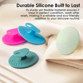 INNERNEED Silicone Face Scrubber showing soft bristles