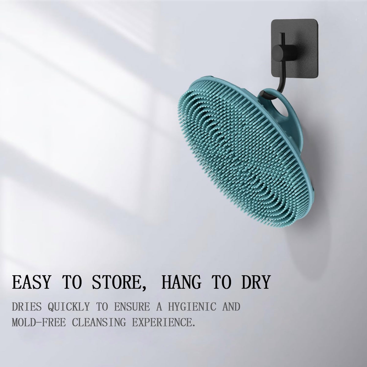 INNERNEED Soft Silicone Body Scrubber ergonomic grip handle
