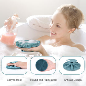 INNERNEED Soft Silicone Body Scrubber showing flexible bristles